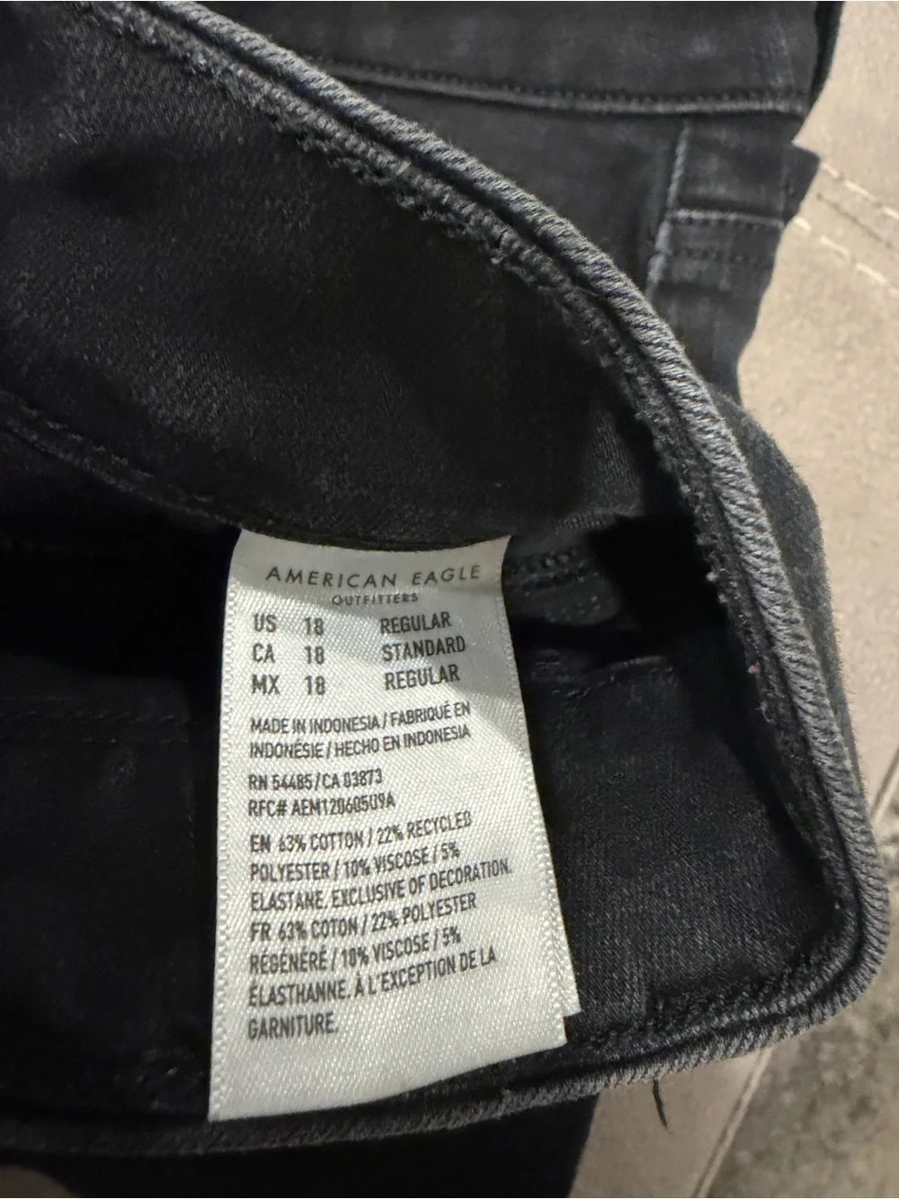 American Eagle Outfitters black stretch
